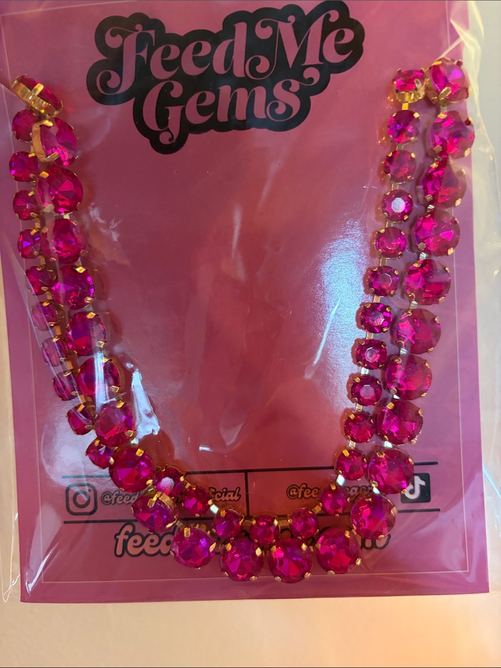 NEW Feed Me Gems Dopamine Diva Necklace - Picture 3 of 9
